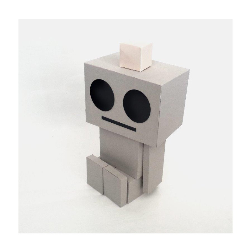 Roboter & Co aus Karton von ooh no
