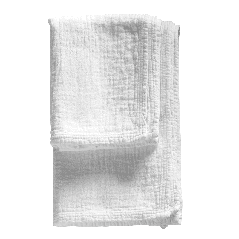 Handtuch - Solid weiss von Tinekhome