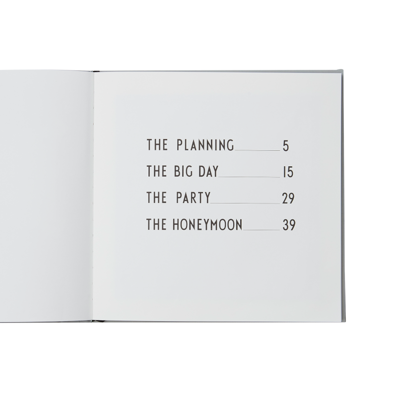 Hochzeitsbuch - Yes von design letters