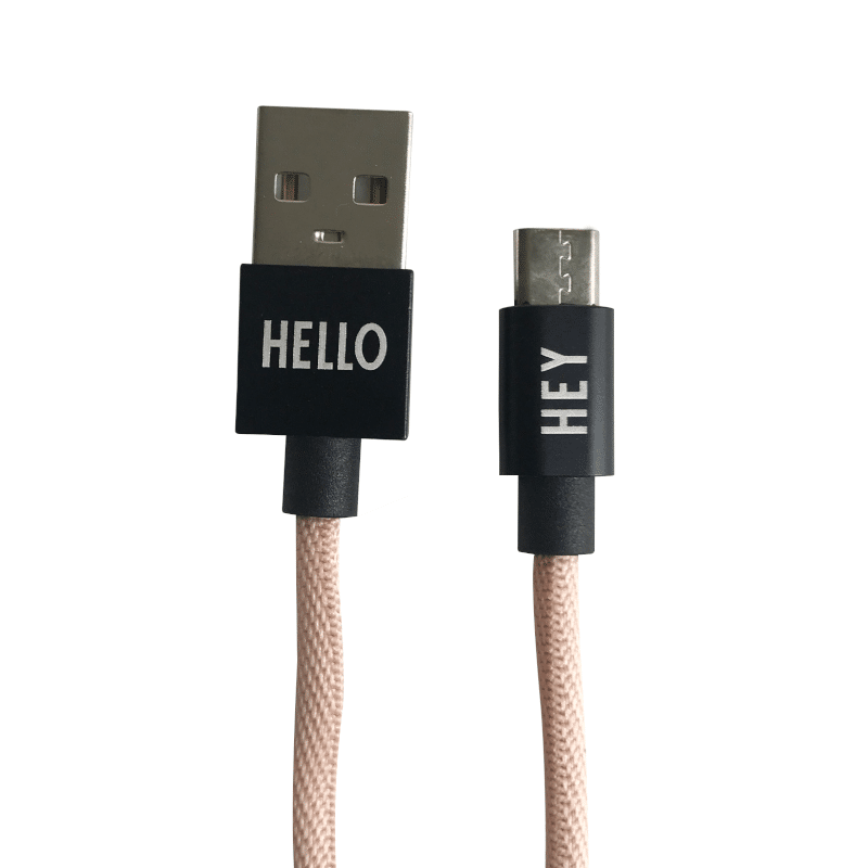 Ladekabel USB nude von Design Letters