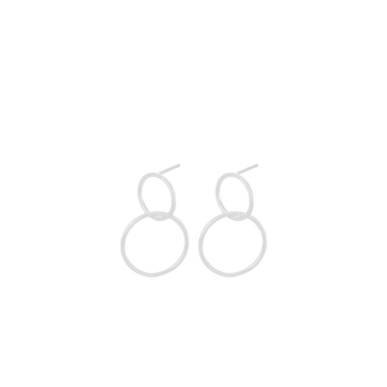 Double Earrings silber von Pernille Corydon