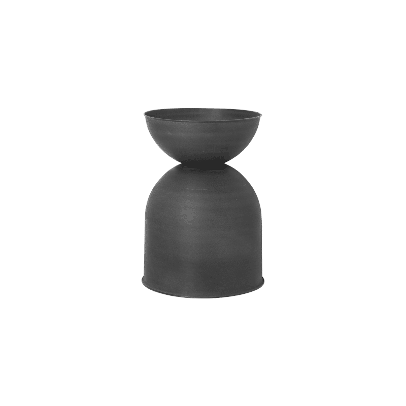 Blumentopf - Hourglass Pot schwarz M