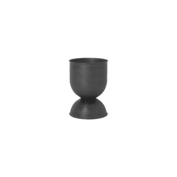 Blumentopf - Hourglass Pot schwarz S von Ferm Living