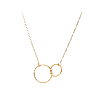 Double Plain Necklace gold von Pernille Corydon