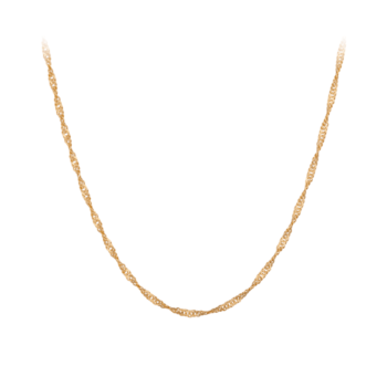 Singapore Necklace gold S von Pernille Corydon