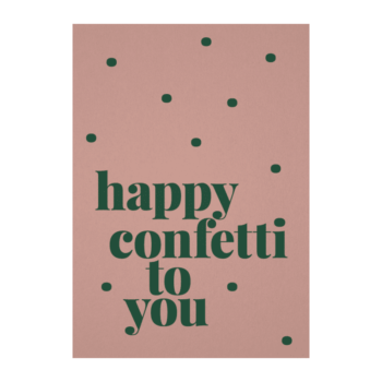 Karte - Happy confetti von Tadah