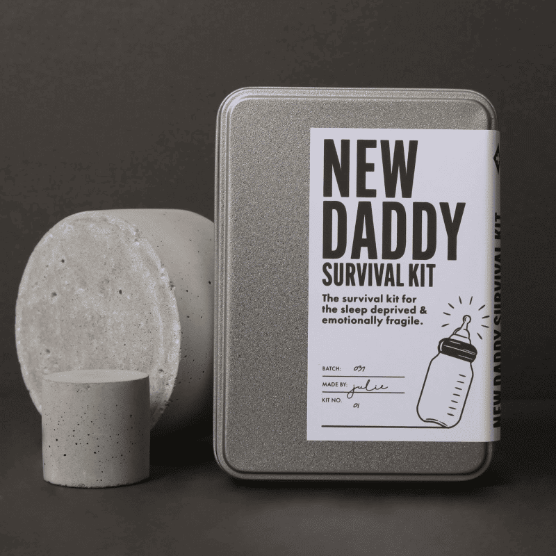 Geschenkset – New Daddy Survival Kit von Atlantic Folk