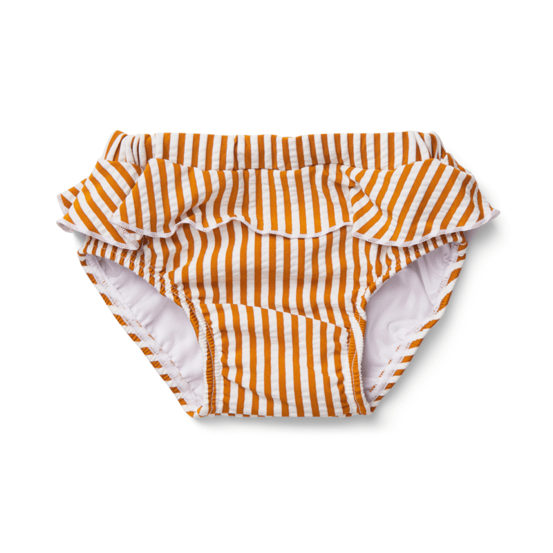 Schwimmhose Baby - ELISE stripe mustard/weiss von Liewood