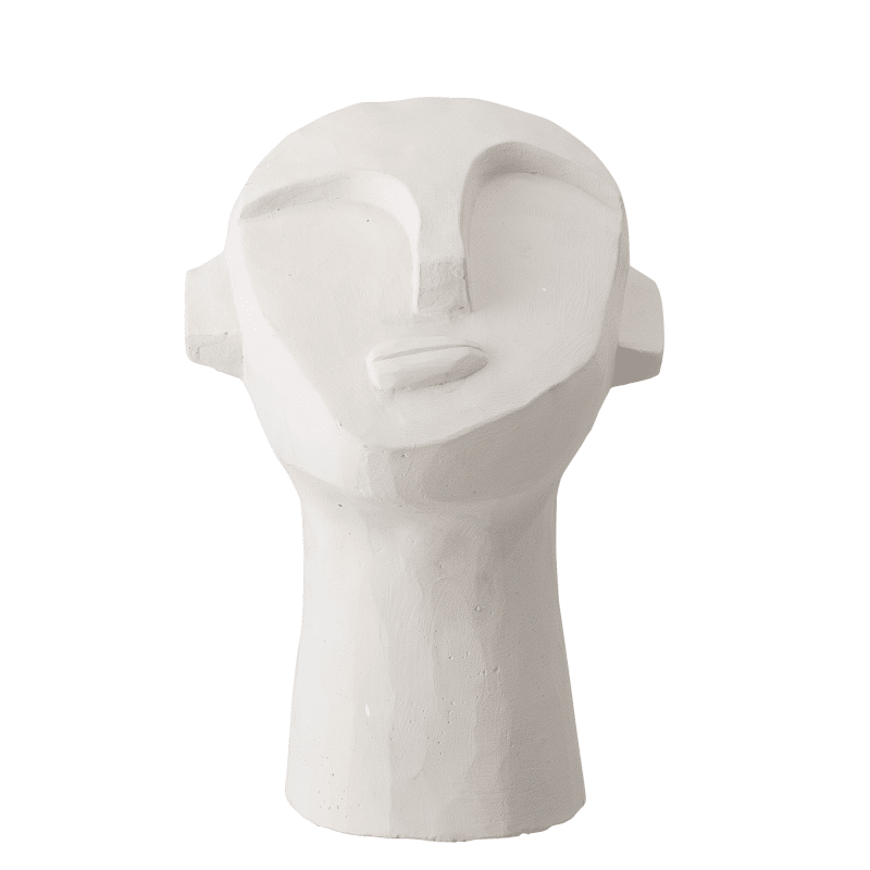 Deco - Face weiss Cement von Bloomingville