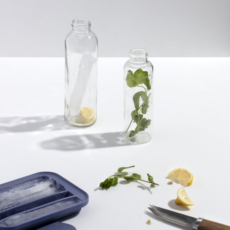 Eiswürfel Form - Bottle Marble White von W&P Design