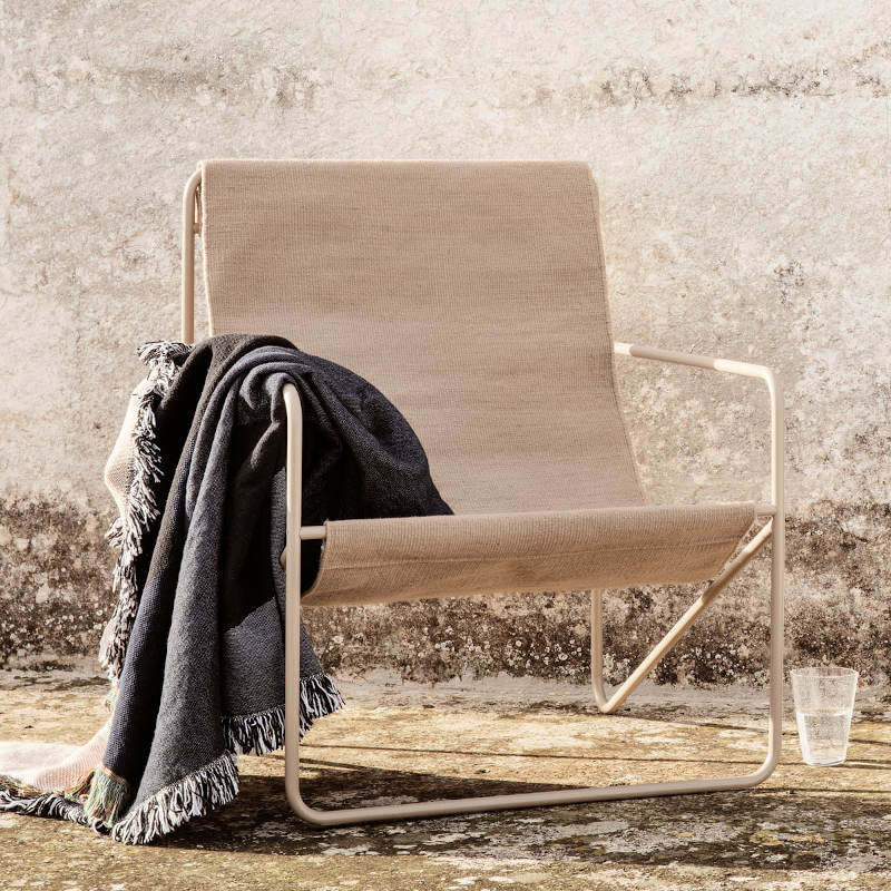 Lounge Chair – Desert black/solid cashmere