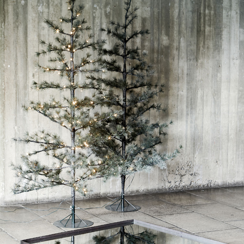 Christmas tree gross - Natur mit LED Kette von House Doctor