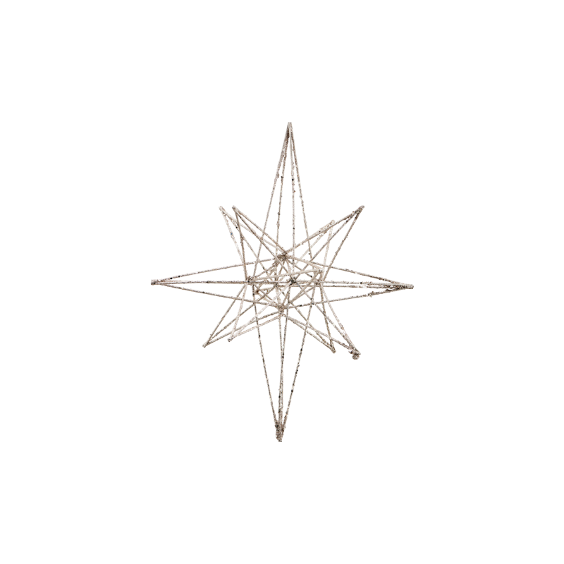 Ornament gross - Star Champagne von House Doctor