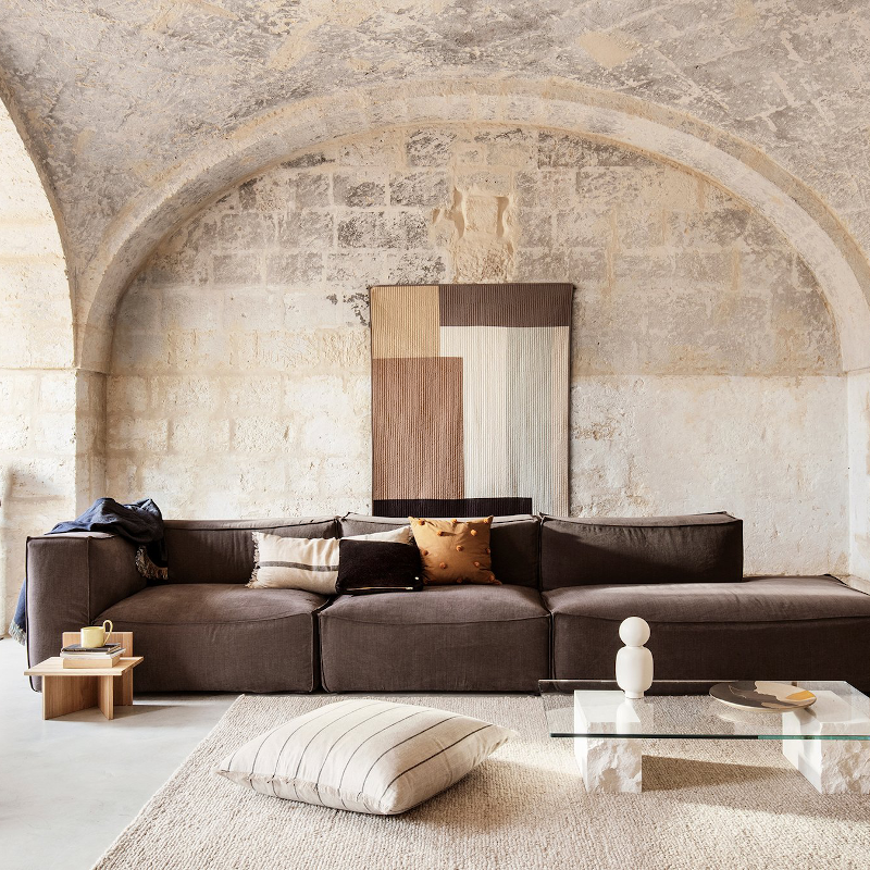 Sofa - Catena Armrest Left L | Rich Linen von Ferm Living