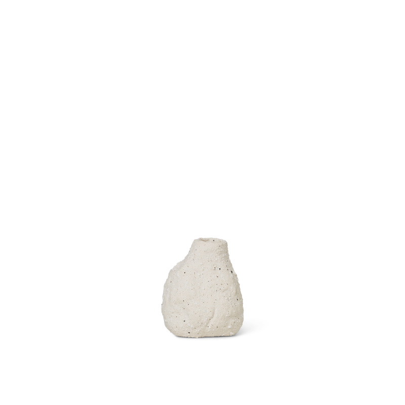 Vase - Vulca Mini Off-white Stone von Ferm Living