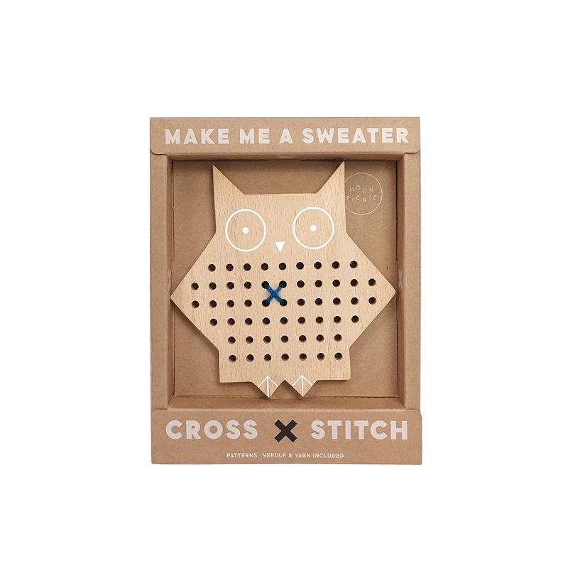 Nähspiel – Cross Stitch Friends Owl von Moon Picnic