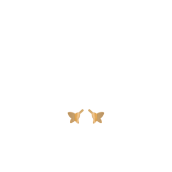Earsticks Butterfly gold von Pernille Corydon