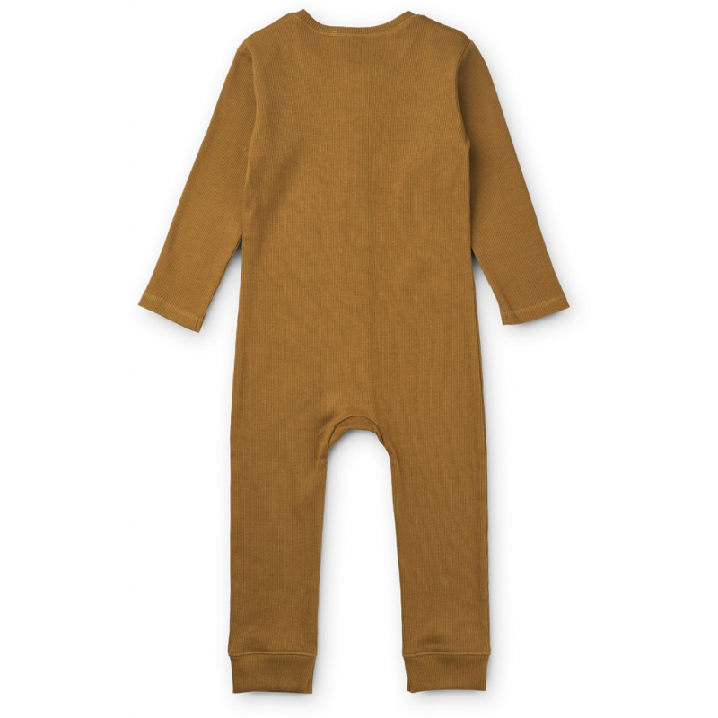 Pyjama Overall - Birk golden caramel von Liewood
