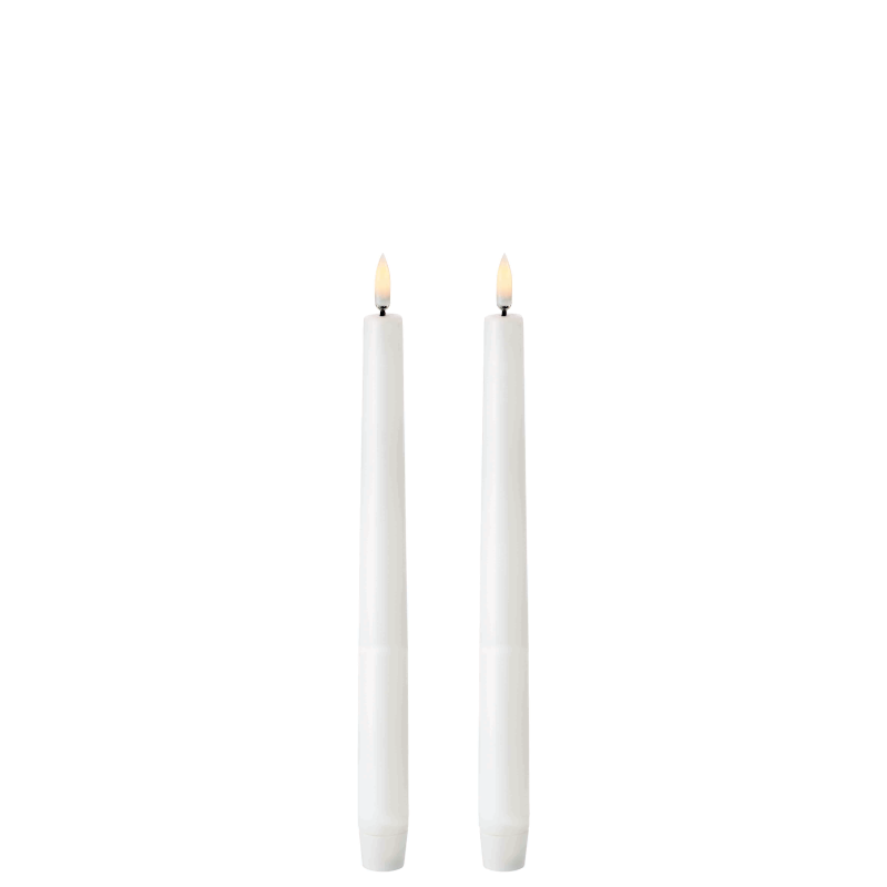 Stabkerzen - LED Nordic White 2er Set 25 von Uyuni