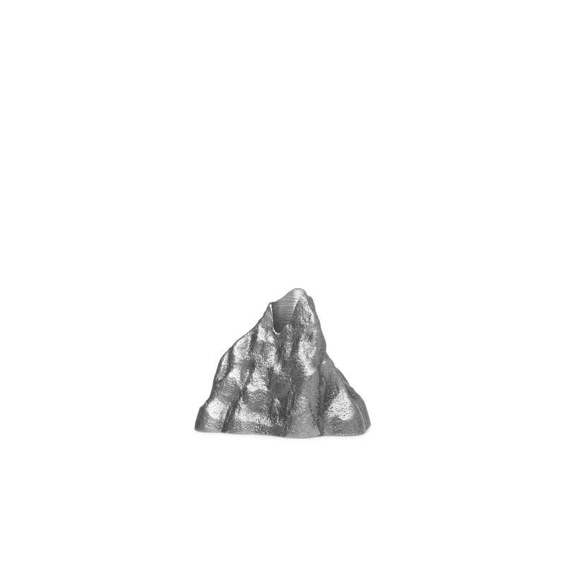 Kerzenhalter - Stone small Alu von Ferm Living