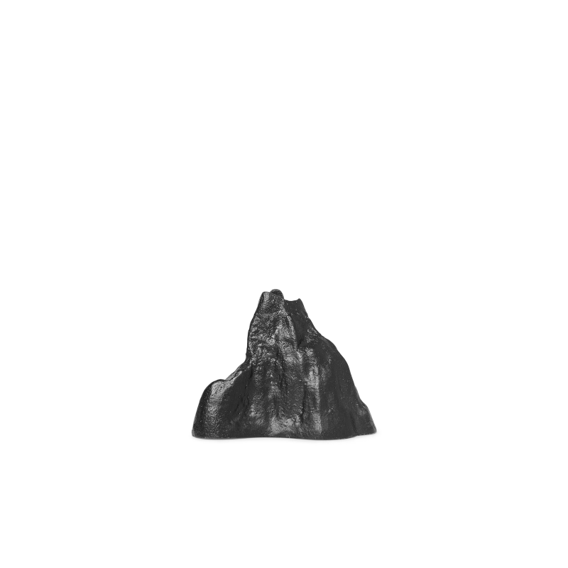 Kerzenhalter - Stone small black von Ferm Living