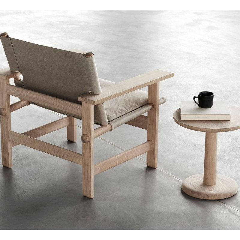 Lounge Chair - The Canvas Chair Oak soap von Fredericia