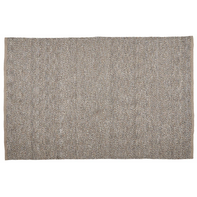 Teppich PET – North beige/grau o. Fransen von Liv Interior