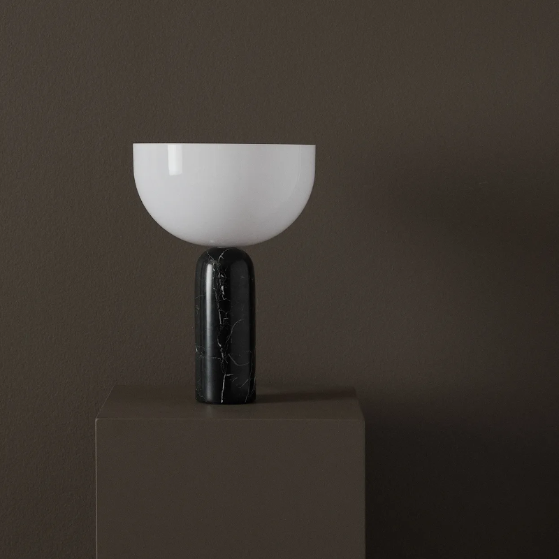 Tischleuchte - Kizu Marble Black S von New Works