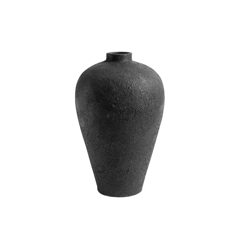 Vase - Jar Luna black 60 von MUUBS