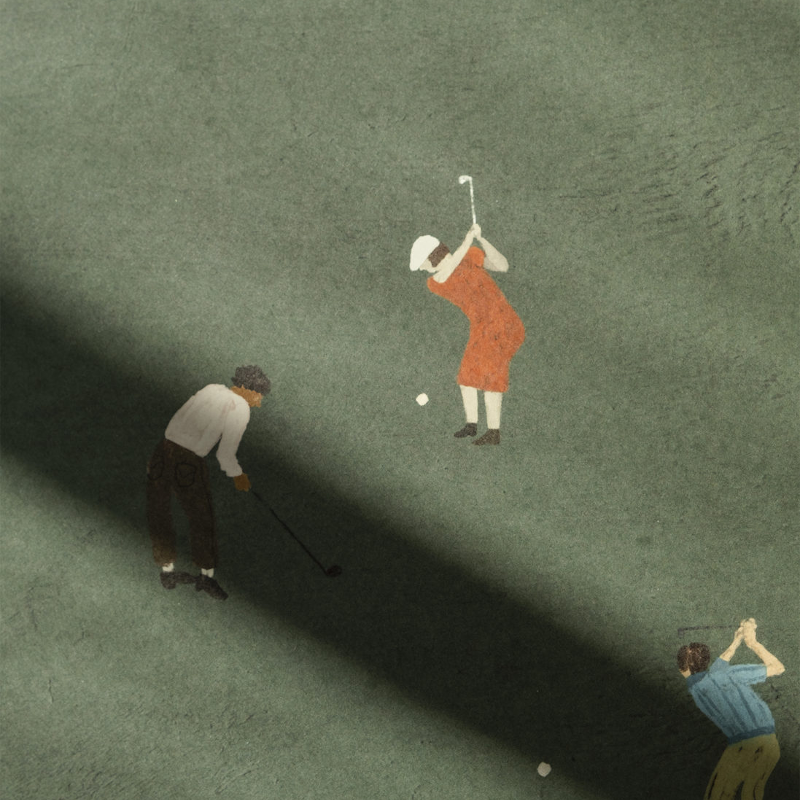 Poster – Golfers von Fine Little Day