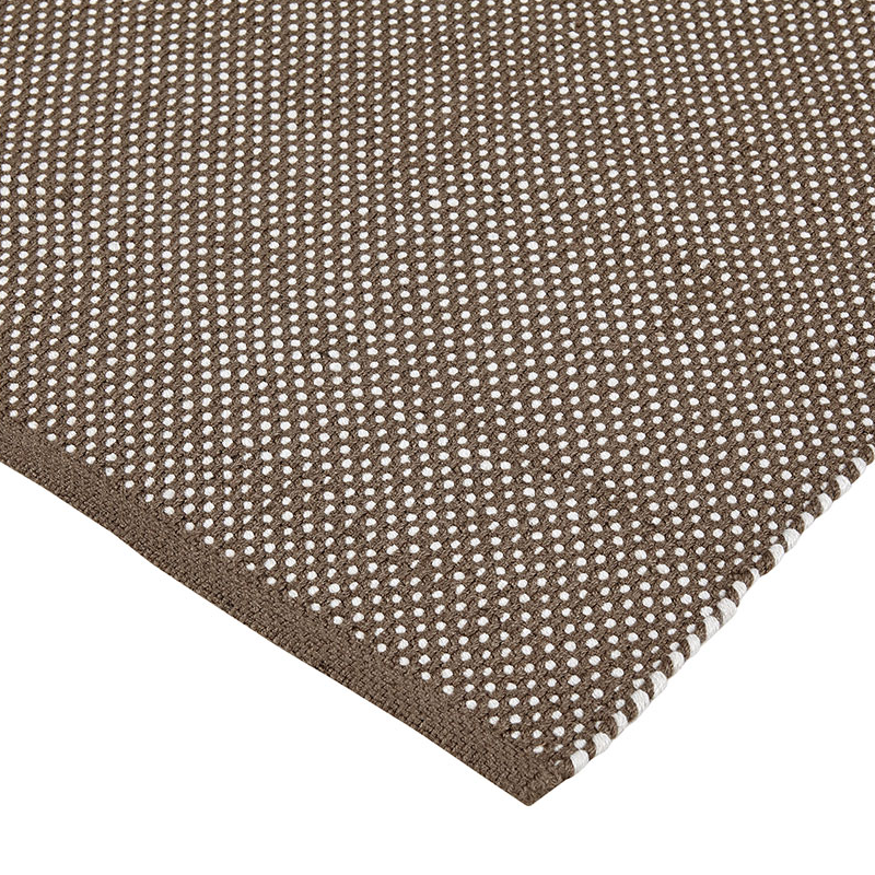 Teppich PET – Dots braungrau/natur von Liv Interior