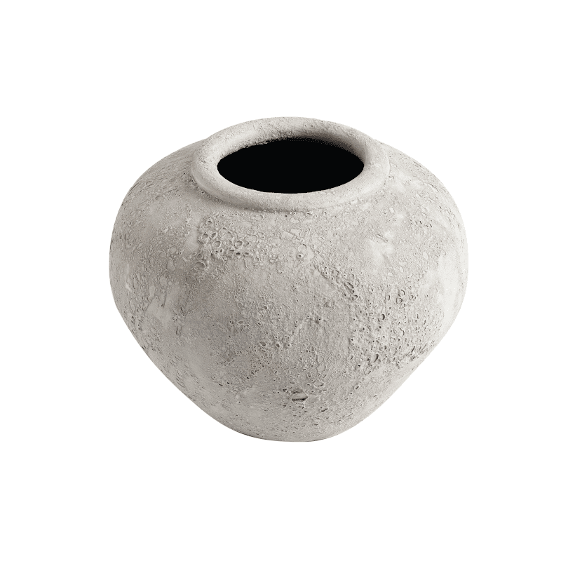 Vase – Jar Luna grey 26 von Muubs