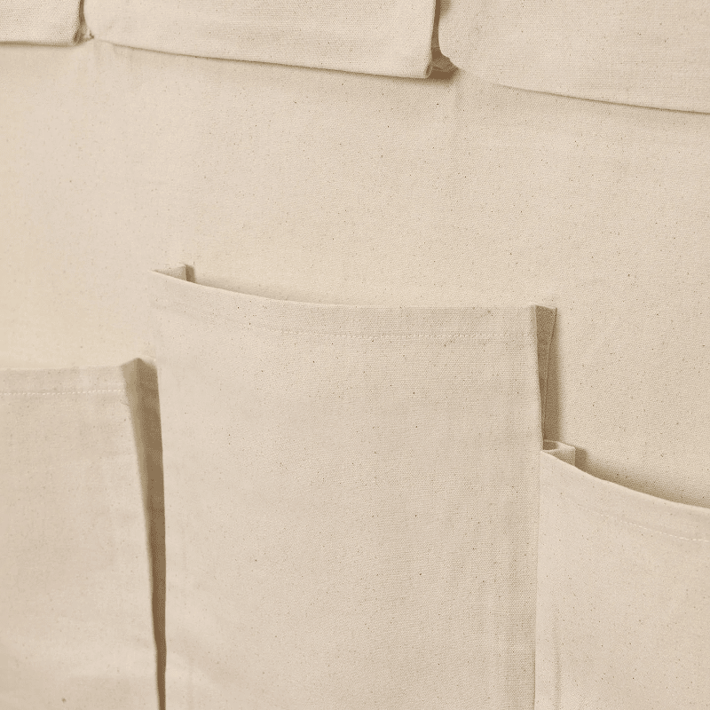 Aufbewahrung - Wall Pockets Canvas XL off white von Ferm Living