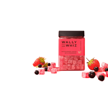 Fruchtgummis – Cube L schwarze Johannisbeere/Erdbeere von Wally & Whiz
