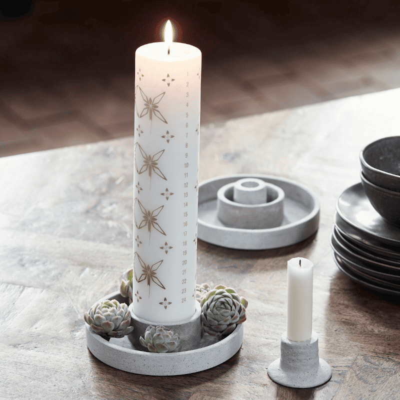 Kerzenständer – Daca grey von House Doctor