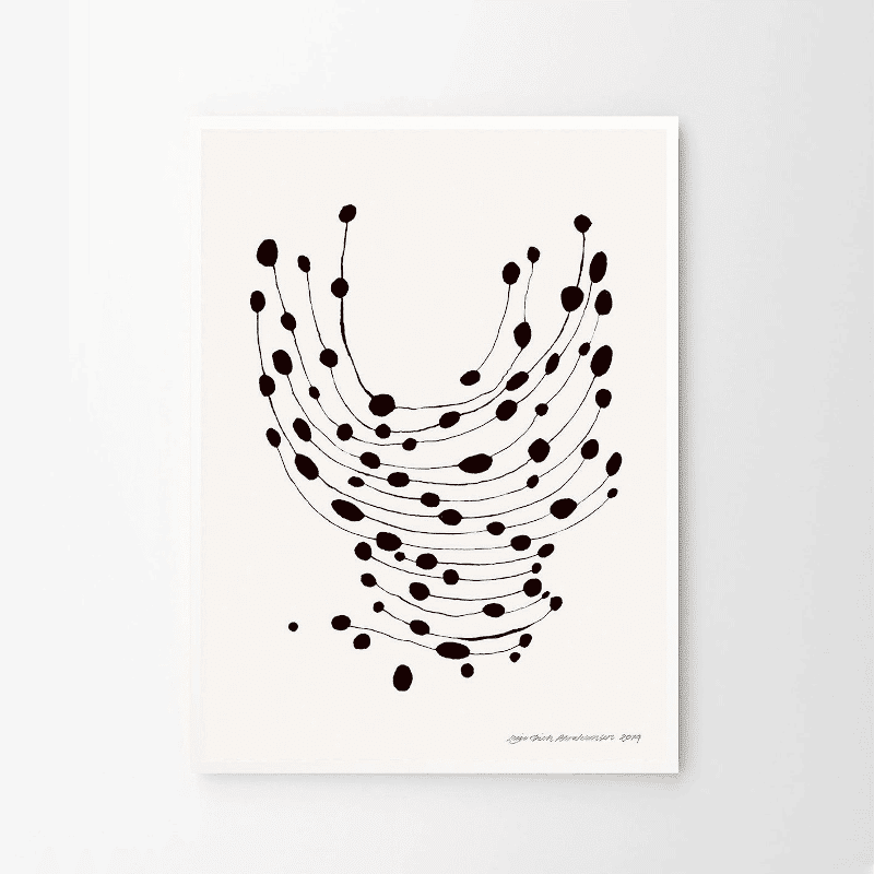 Print - Dancing Dots von The Poster Club