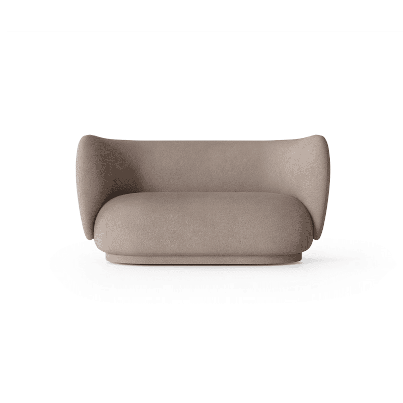 Sofa - Rico 2 Brushed warm grey von Ferm Living