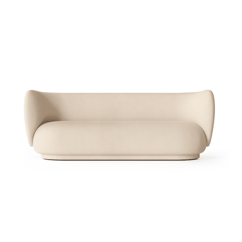 Sofa - Rico 3 Brushed off-withe von Ferm Living