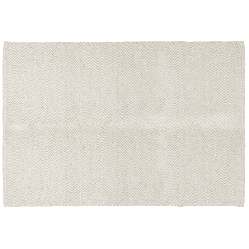 Teppich - HERRINGBONE recycelt beige 140x200 von Liv Interior
