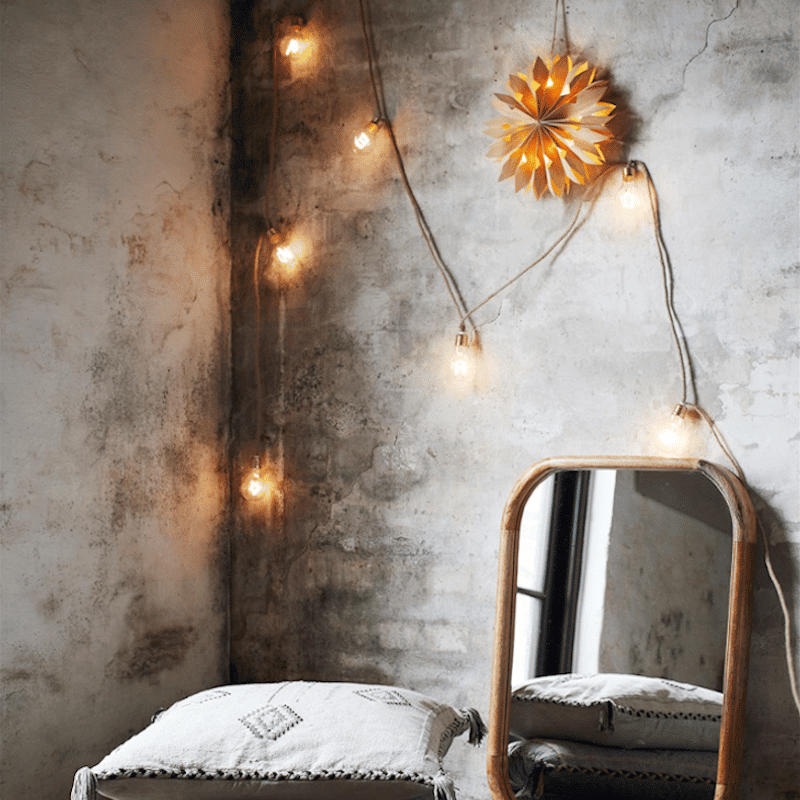 Lichterkette – Wire Lights DREAM Jute von Madam Stoltz