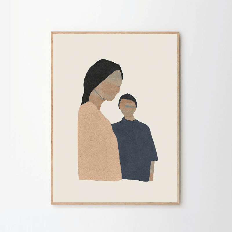 Print – Twin Ladies von The Poster Club