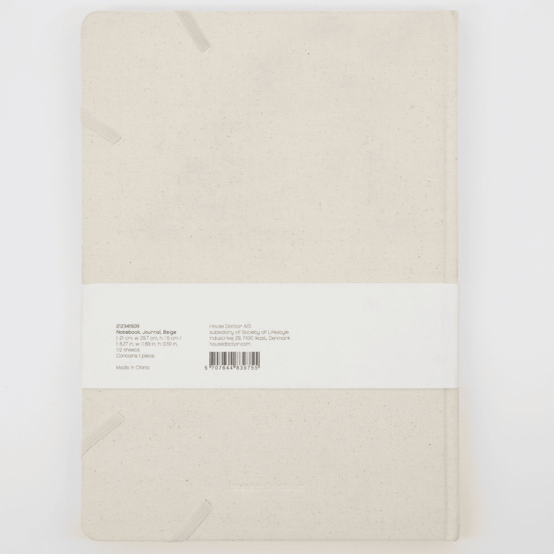 Notizbuch - Journal beige von House Doctor