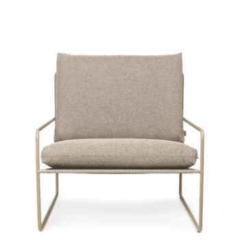 Lounge Chair – Desert Dolce cashmere/dark sand von Ferm Living