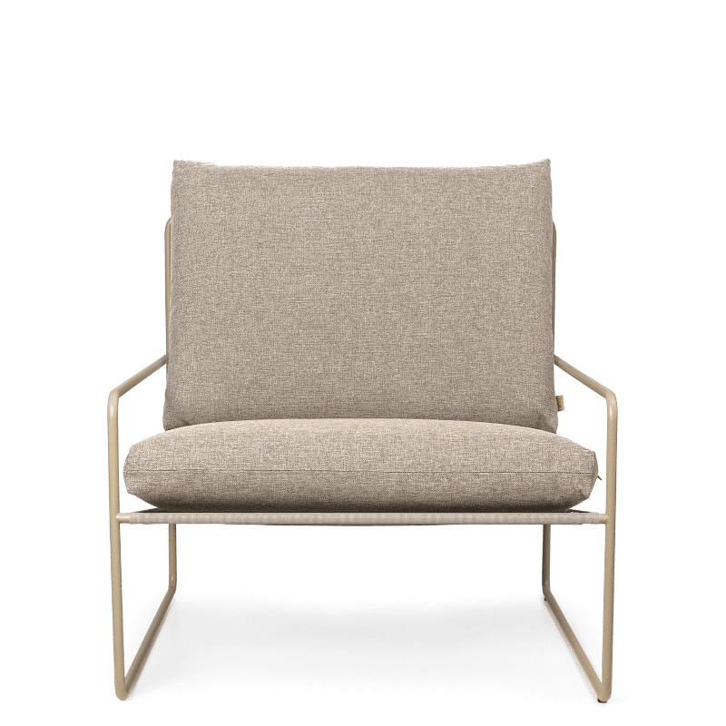 Lounge Chair – Desert Dolce cashmere/dark sand von Ferm Living