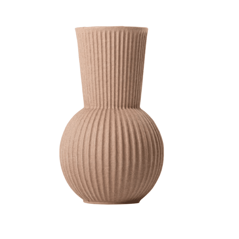 Vase - The Ripple earth von Paper Paste Living