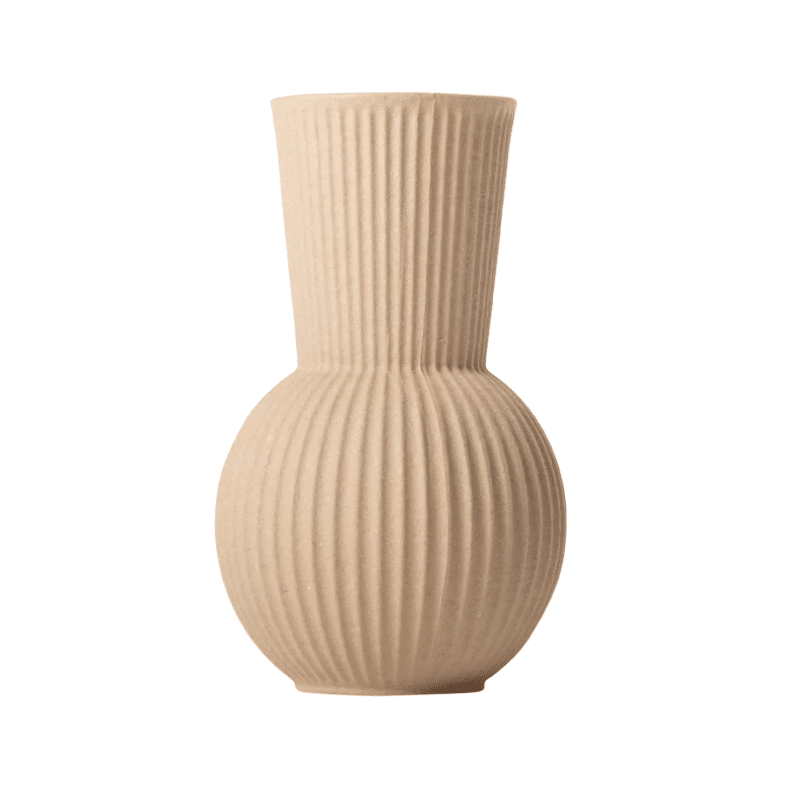 Vase - The Ripple terracotta von Paper Paste Living