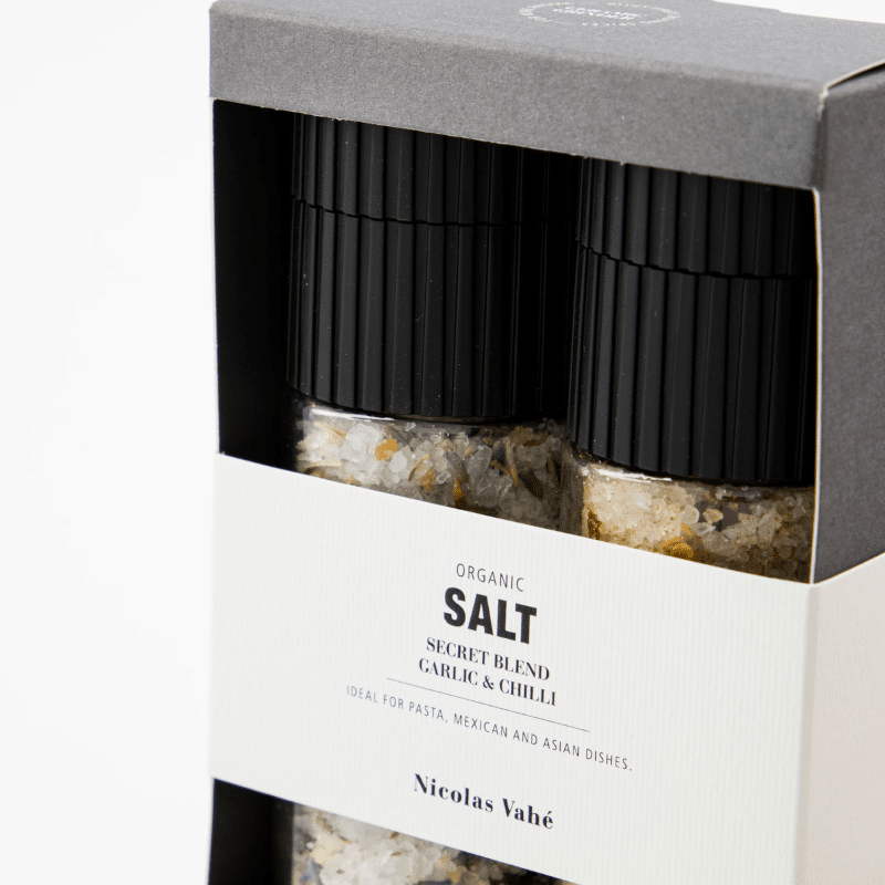Gift Box Salt - Secret blend & Garlic Chili von Nicolas Vahé