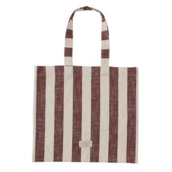 Tasche - Tote Bag stripe brown_offwhite von OYOY