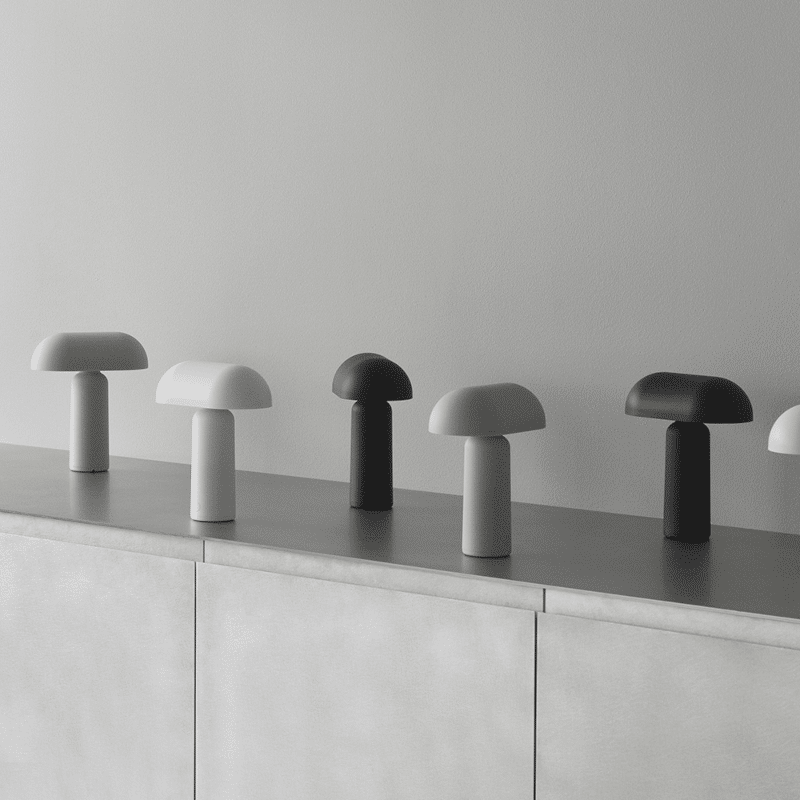 Tischlampe - Porta grey von Normann Copenhagen