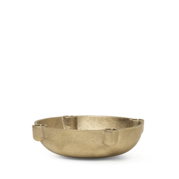 Kerzenhalter – Bowl Brass S von Ferm Living